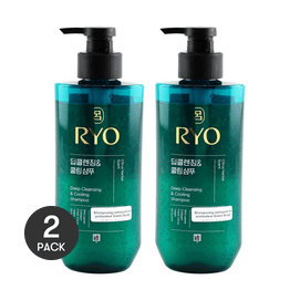 딥 클렌징 & 쿨링 샴푸 473ml *2【2팩】【신제품】