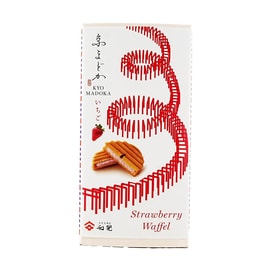 KYOMADOKA Butter Waffle Strawberry Flavor 4.93 oz【Dessert Gift Box】