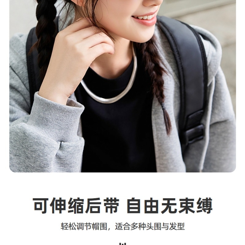 【中國直郵】 三福 春日快樂小狗棒球帽 休閒時尚服飾配件配件帽子 新藍色 M一件