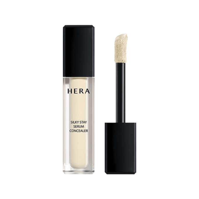【韓国直輸入】 韓国 HERA ヘラ / ヘヨン シルクスキン パーフェクティング カバー ファンデーション 01 Lemon 0.28 oz (8g)