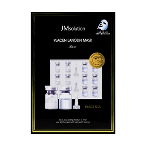 韓國JM SOLUTION肌司研 胎盤素羊毛脂面膜 急救補水 純淨版 胎盤素系列 #保濕滲透精華 10片入
