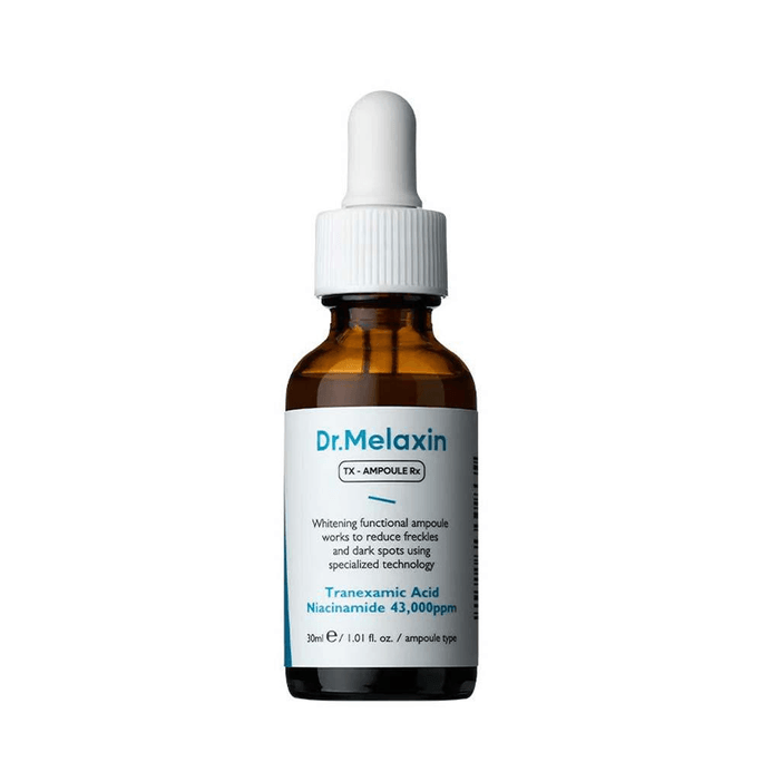 【Expédition directe de Corée】 Sérum ampoule puissant Dr.Melaxin TX Acide tranexamique + Niacinamide 30ml Élimine les taches de rousseur et les imperfections Soin ciblé des pores Raffermit et éclaircit Anti-rides