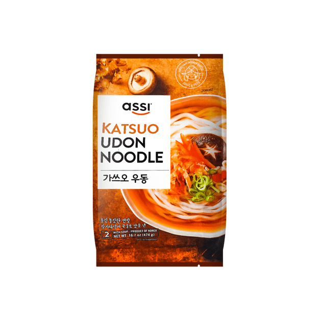 商品详情 - 韩国assi brand 日式乌冬面 鲣鱼味 474g - image  0