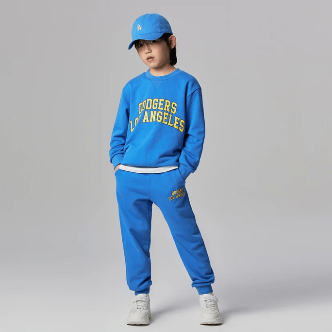 Unisex Kids Varsity Sweatshirt Set LA Dodgers Blue 110