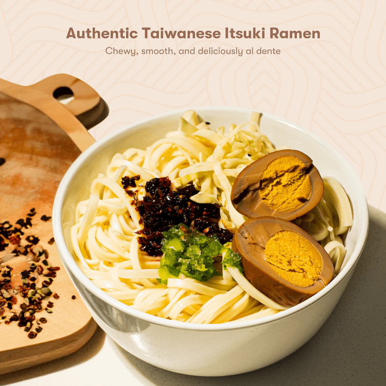 台湾風ウームー山東風ラーメン、中幅麺、4ポンド - クイッククック、芳香ハーブ風味 10