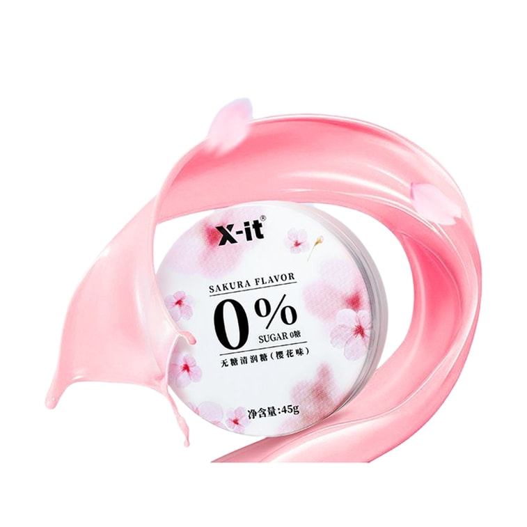 X-it Sugar-Free Refreshing Candy Sakura Flavor 45g 7