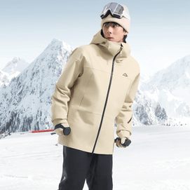 BENEUNDER蕉下 男士轻量滑雪服 雪地玩雪徒步 沙砾棕 180/100A(XL)