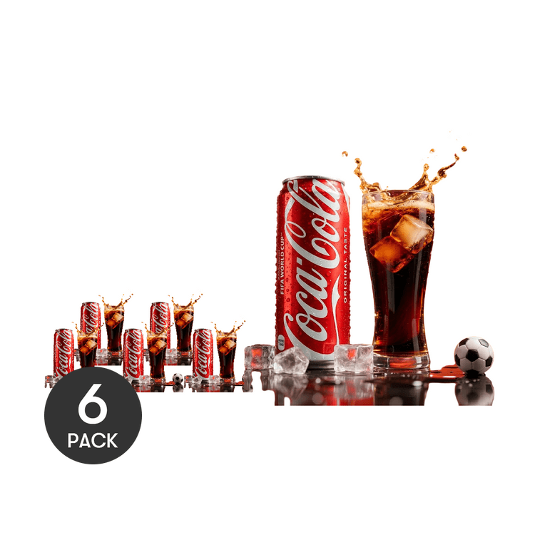 COCA-COLA コカ・コーラ FIFA ワールドカップ 限定デザイン缶 250ml *6