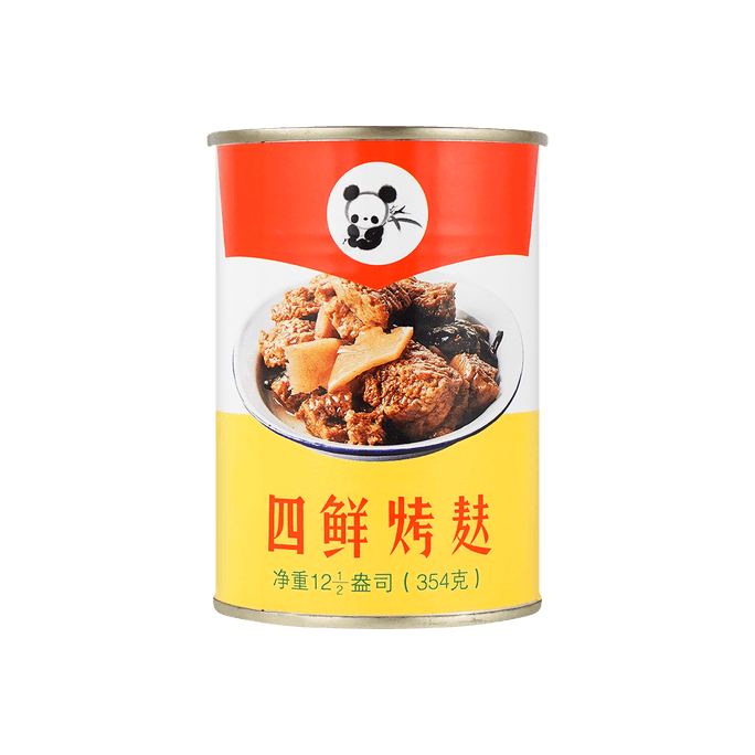 Panda 四鮮烤麩罐頭 下餐 354g【上海風味】【開罐即食】