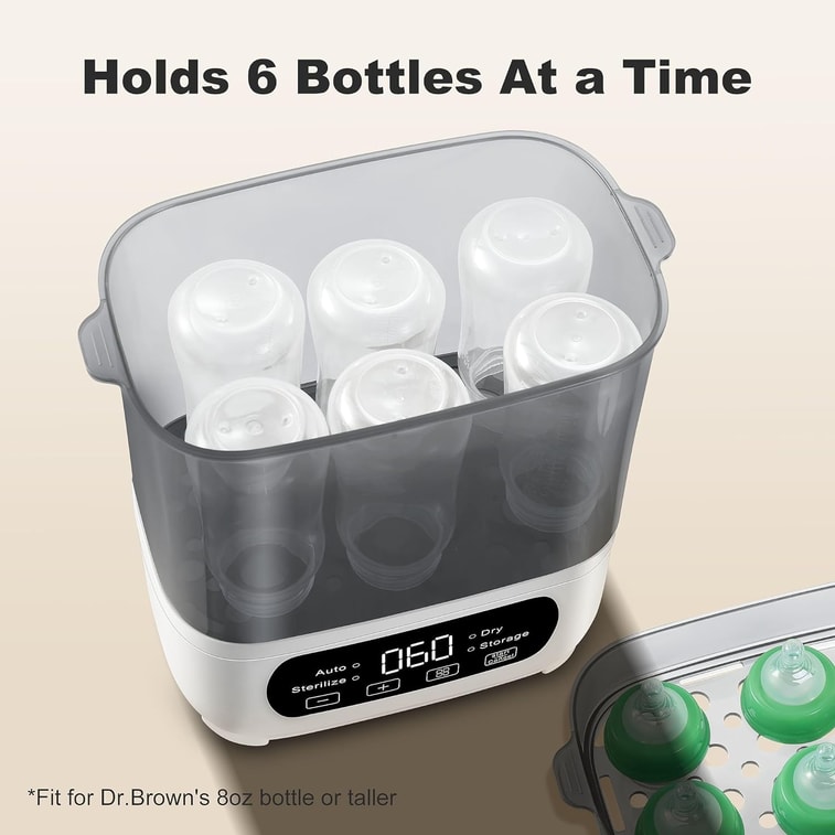 AMZBABYCHEF 4-in-1 젖병 살균기 및 건조기 5