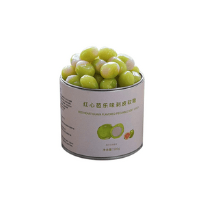 【中国直邮】 夏午三点 剥皮软糖 红心芭乐味 100g*1罐 休闲小零食 Q弹饱满