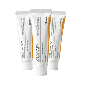 【한국 직배송】 한국 Celimax 모공 축소 및 잡티 완화, 피부톤 개선 크림 35ml*3개