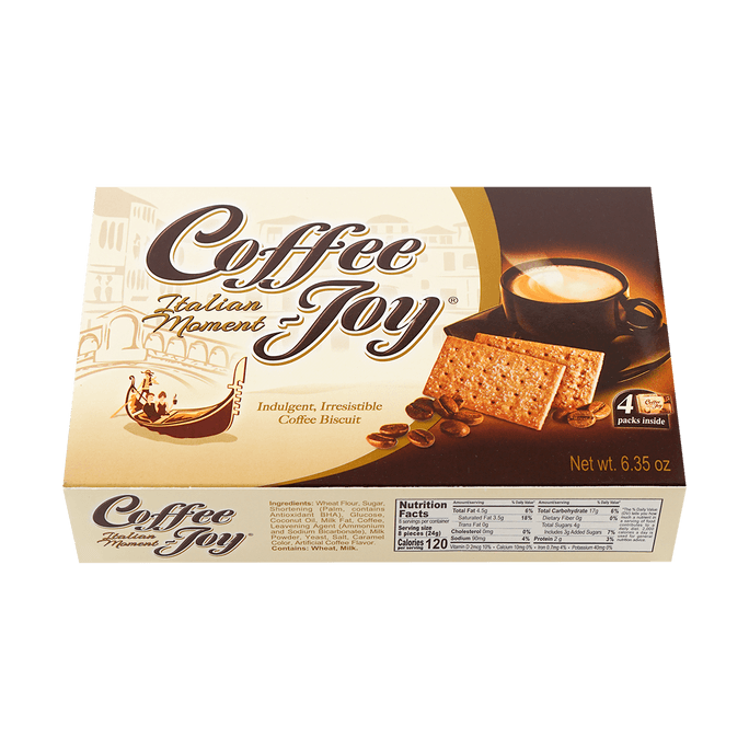 Coffee Joy Biscuits - 4 Packs, 6.35oz