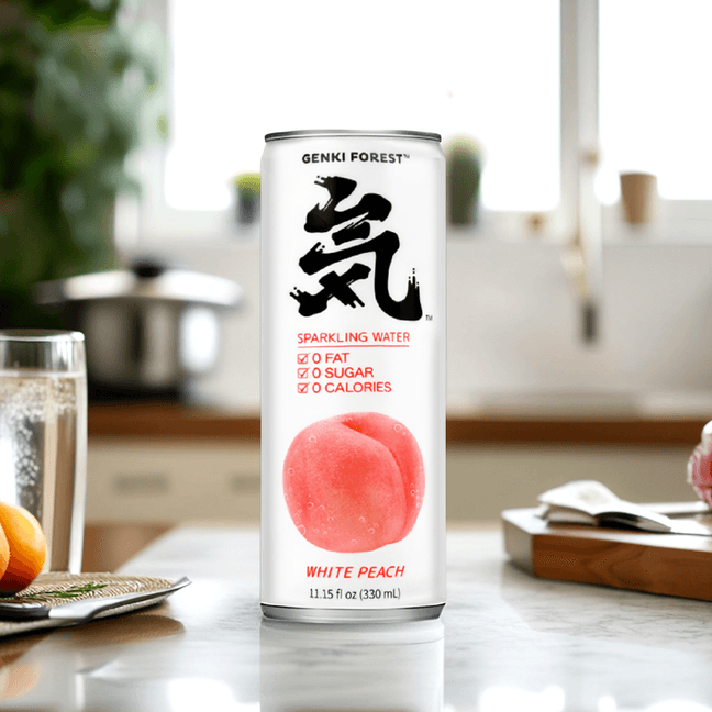 【超值装】元气森林 白桃味苏打气泡水 罐装 330ml*6【0糖0脂0卡】