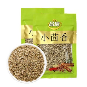 Fennel Seeds 60g X2 Bags – Plump & Aromatic, Removes Odor & Gaminess. Sun-dried, Clean & Whole. Great For Stewed Meats, Dry Pots & BBQ. Versatile Kitchen Spice. Essential For Home Cooking