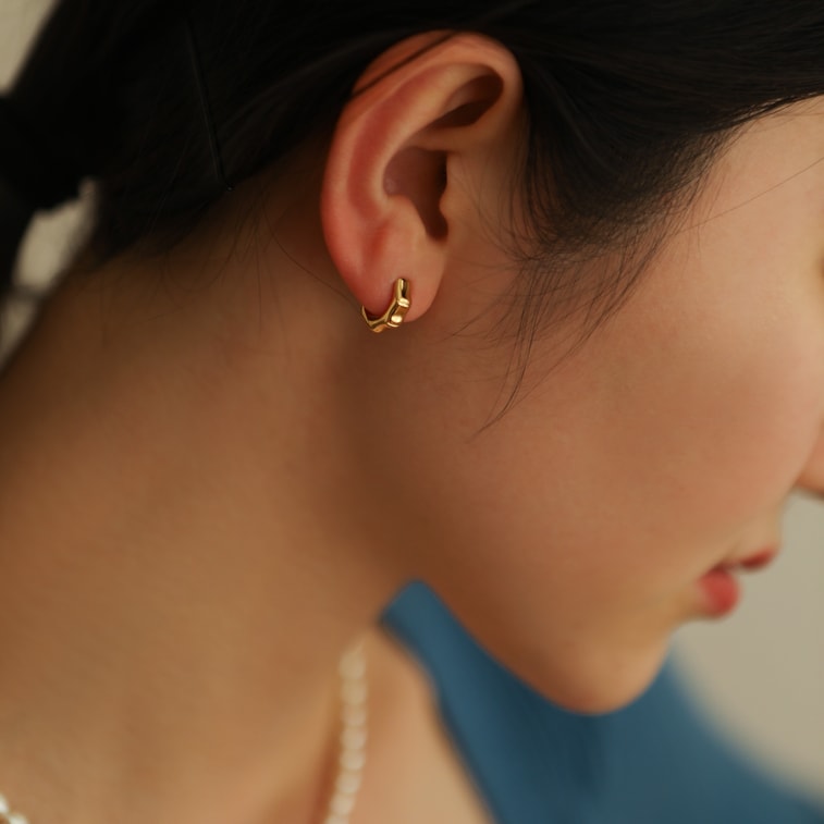 SHAPES STUDIO 迷你幾何小Hoops 一對 4