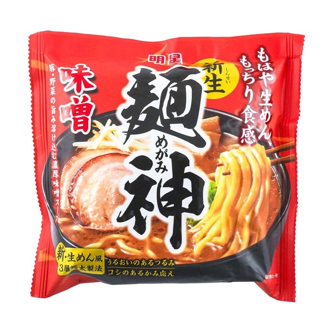 日本MYOJO明星 面神拉面 浓香味噌口味 120g