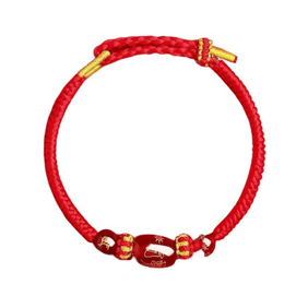 Lingyin Blessing 2026 Year Of The Horse, Native Year, Red Agate Hand Rope, Tai Sui Talisman, Horse 15-20cm