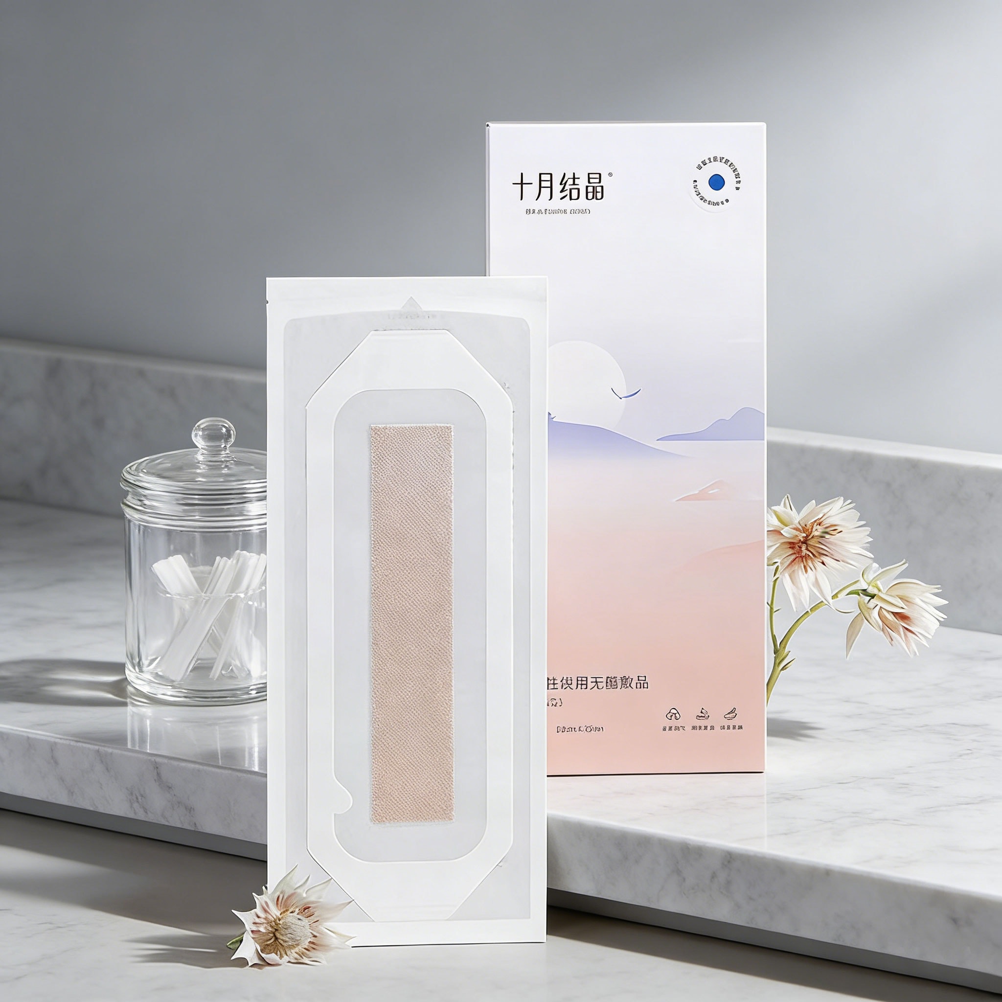 十月結晶 一次性醫用無菌敷貼 產後媽媽專用剖腹產傷口護理防水隔離防水貼洗澡專用家用 5片裝 1個