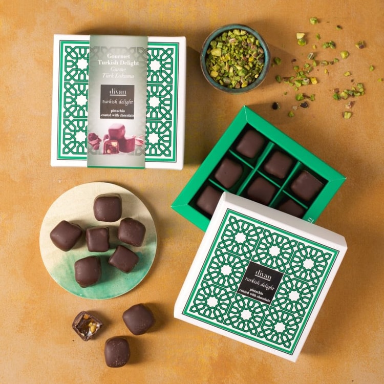 TOKYO Chocolate Coated Turkish Delight Pistachio 100g(9pcs) - Yami.com