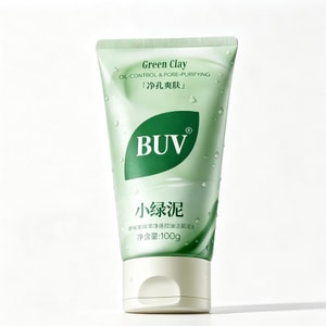 Little Green Mud Face Wash Amino Acid Oil-Control Cleanser For Cleaning Pores And Removing Blackheads - 1 Bottle