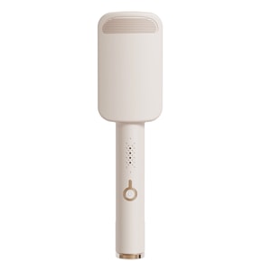 【中国直邮】 HSPM 32mm法式蛋蛋卷卷发棒水波纹大卷波浪羊毛卷夹板负离子不伤发神器 米色美规 1个