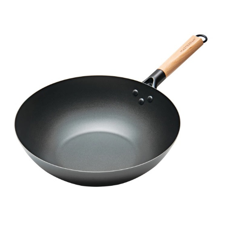 Master Cuisine 12 Non-Stick Carbon Steel Wok