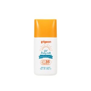 【Expédition directe du Japon】 Lait solaire pour enfants PIGEON japonais 30g, crème solaire pour bébé, imperméable, anti-UV, SPF35/PA+++