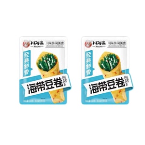Chuan Apo Seaweed Tofu Rolls 138g*2 bags 276 g