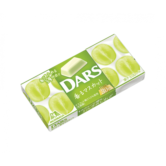MORINAGA DARS Silky and delicate green white chocolate 12 pieces