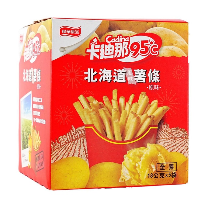 台湾卡迪那 北海道风味脆薯条 原味 5包入 90g