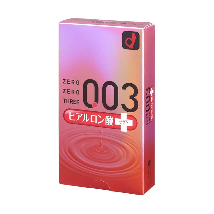 [japanese version] okamoto okamoto 003 hyaluronic acid hyaluronic acid ultra thin condom 10 sets
