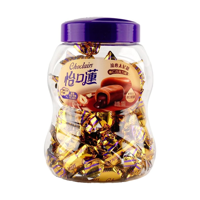 Yikoulian Lava Truffle Candy, 헤이즐넛 초콜릿 맛, 8.92 oz