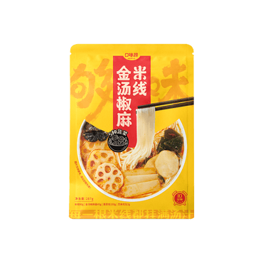 【下厨房出品】口味捞 金汤椒麻米线 5种鲜蔬 287g