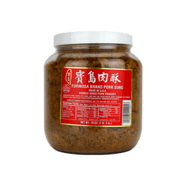 Formosa Pork Sung Meat Floss,Cooked Dried Pork, Big Jar, 18 oz【USDA Certified】【Instant Meal/Bibimbap/Baking Ingredients】