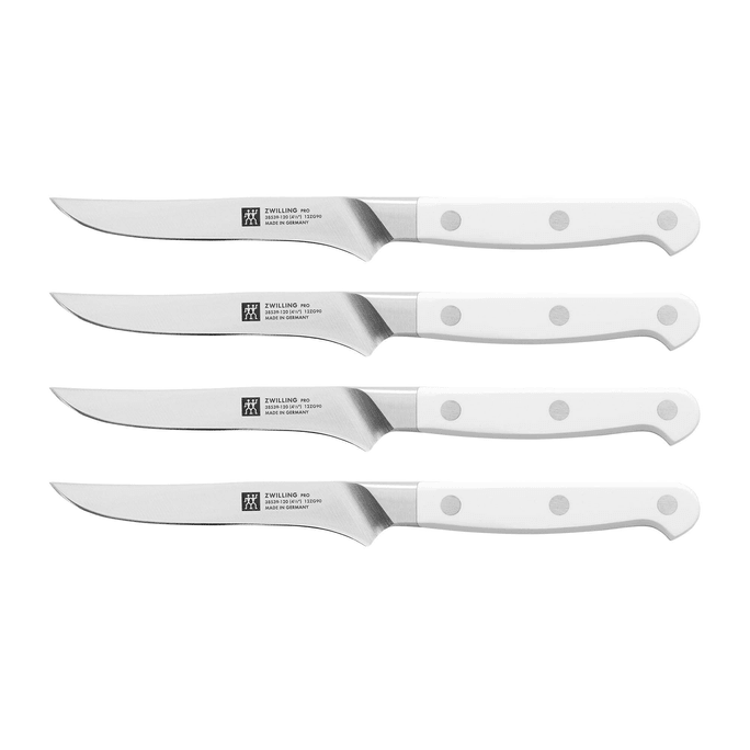 German ZWILLING Pro Le Blanc 4-pc Steak Knife Set
