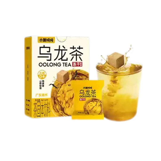 Sugar-free Tea Hand-brewed Instant Freeze-dried Hot And Cold Homemade Milk Tea Drink - Oolong Tea 1Box