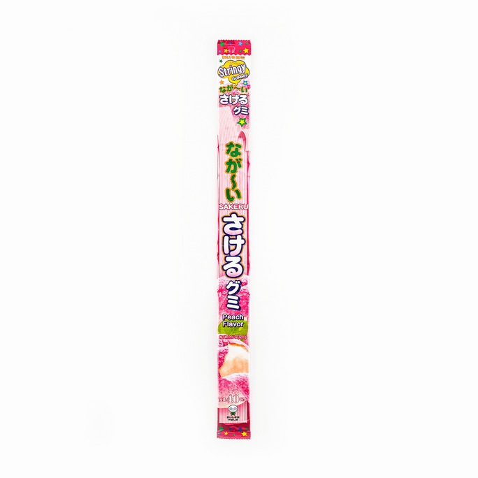 Long Sakeru Gummy W Peach ,1.16 oz