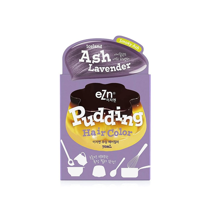 eZn Shaking Pudding Hair Color #Ash Lavender 140ml