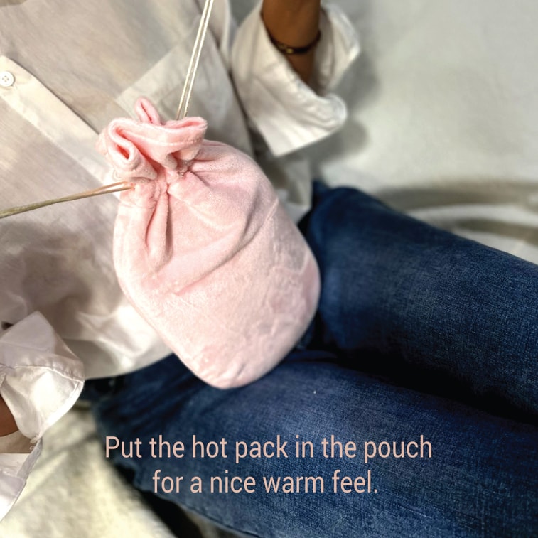 韩国 BANU 充电10分钟温暖一下午 充电热水袋+ 天鹅绒袋子 215x145x45mm 粉红色 1 件 3