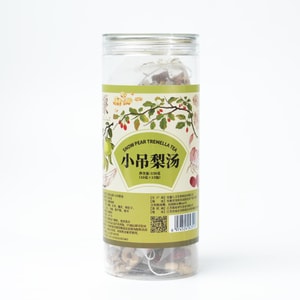 乐普山茶 小吊梨汤 百合银耳雪梨免煮汤料 秋冬润燥 止咳润肺 养生茶包 15小包150克