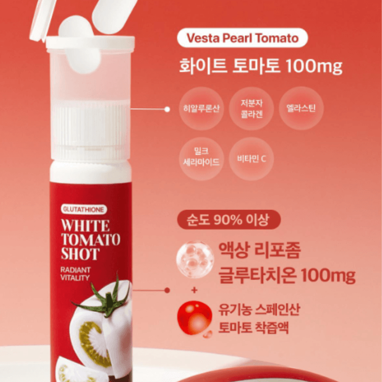 glutathione white tomato Shot Concentrate Drink 5+1 Bottles N White Tomato Beverage with capsules/tablets that help Color:30 CT ✨ NEW LAUNCH ✨ face.creams