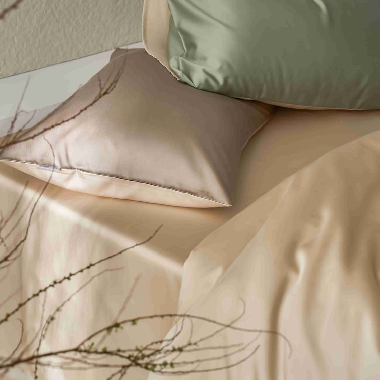 【中国直送】Lulabuy 春の深い海のように Zhenmian ベッド 3 点セット (枕カバー * 1 + シーツ * 1 + 掛け布団カバー * 1) 四季寝具必須ベッドシーツと掛け布団カバー家庭用 Jingsha ツインサイズ 3