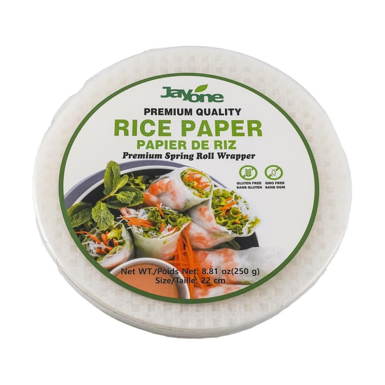 Rice Paper - Premium Spring Roll Wrapper, 8.7 in, 8.81 oz【Gluten Free, GMO Free】 11
