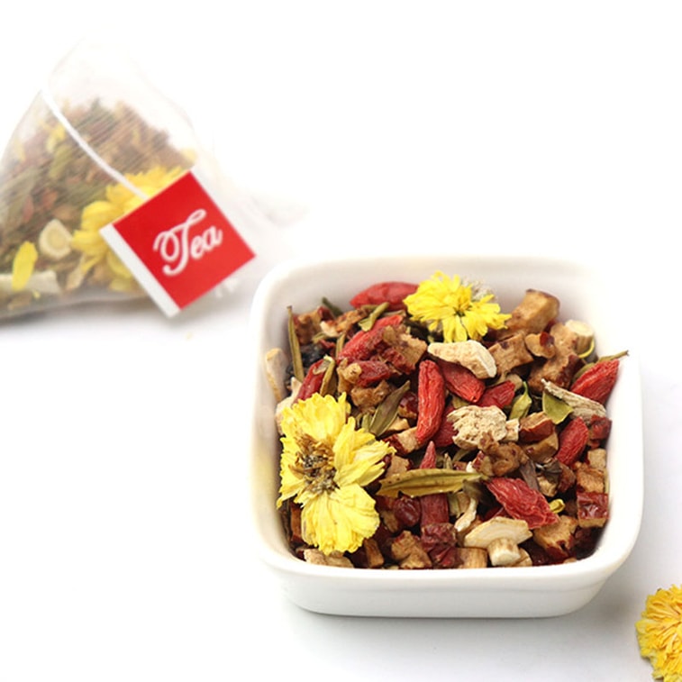 【Livraison directe du Canada】Sifanda Thé à l'astragale et au ginseng américain 100g (5g×20p) Astragale sélectionnée, jujube rouge, thé blanc, goji, ginseng américain, chrysanthème et autres ingrédients naturels, sans additifs, thé à base de plantes, thé couramment utilisé au bureau, cadeau de fête 5
