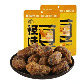 [중국 직송] 고성신사 바삭한 이상한 맛 콩, 상하이 옛 특산 누에콩 스낵, 200g*1 봉지