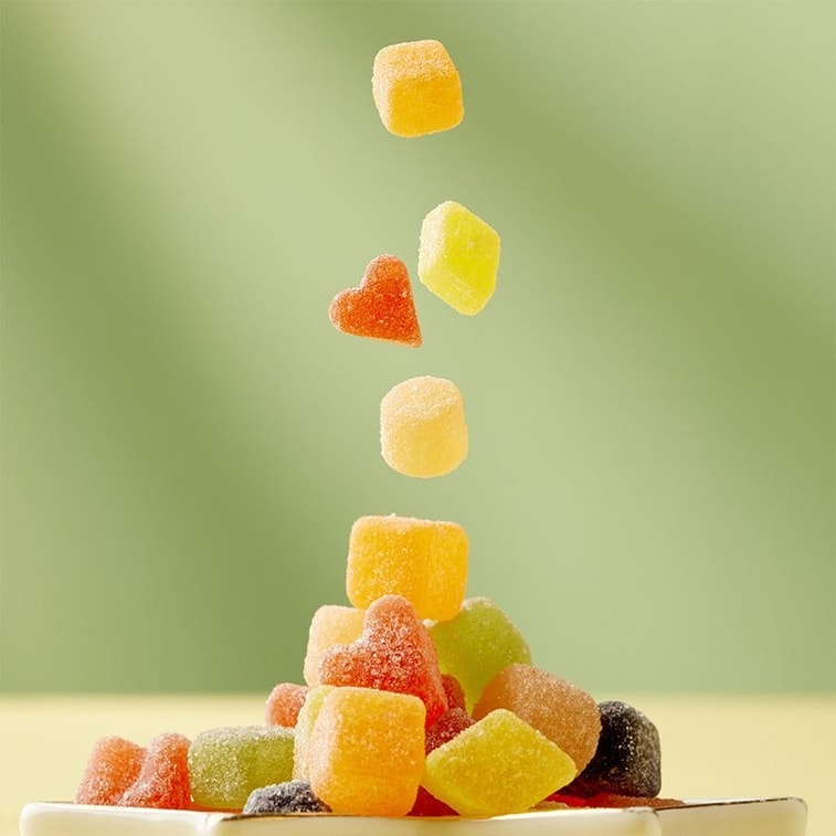 台湾 徐福记 雀巢趣满果 30g*3罐 真果汁软糖零食Q弹综合水果味 混合口味 5