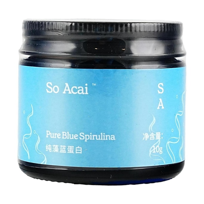 So Acai 純藻藍蛋白粉 10g【天然營養無添加超級食物】【USDA有機認證】【高植物蛋白】【優格碗配料】