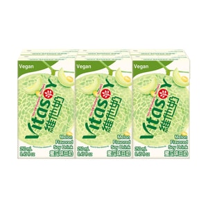 VITASOY 瓜子仁風味豆奶 8.45 液量盎司*6包【非基因改造黃豆】【純素植物奶】