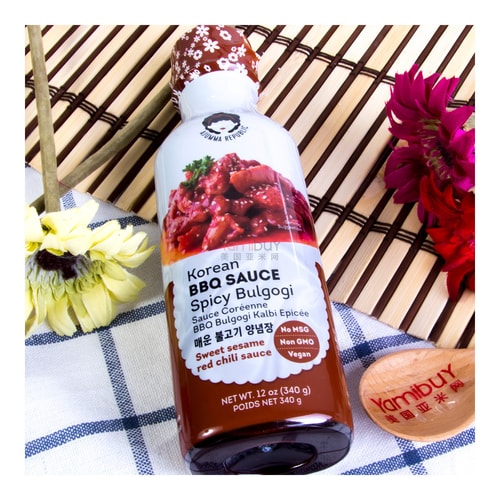 AJUMMA REPUBLIC Korean BBQ Sauce Spicy Bulgogi 340g